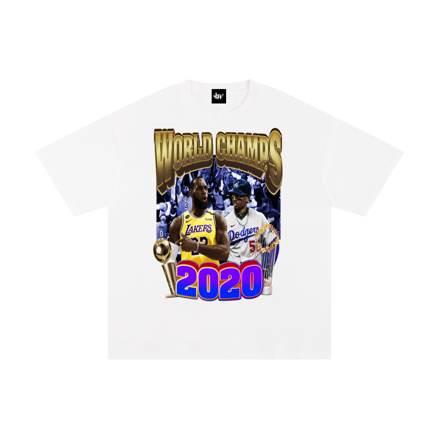 LAKERS DODGERS WORLD CHAMPS 2020