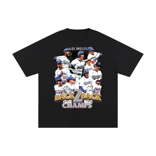 LOS ANGELES Back 2 Back WORLD CHAMPS TEE